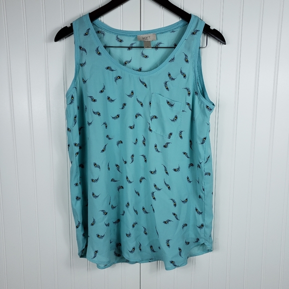 LOFT Tops - 5/$10 Ann Taylor LOFT feather top size MEDIUM